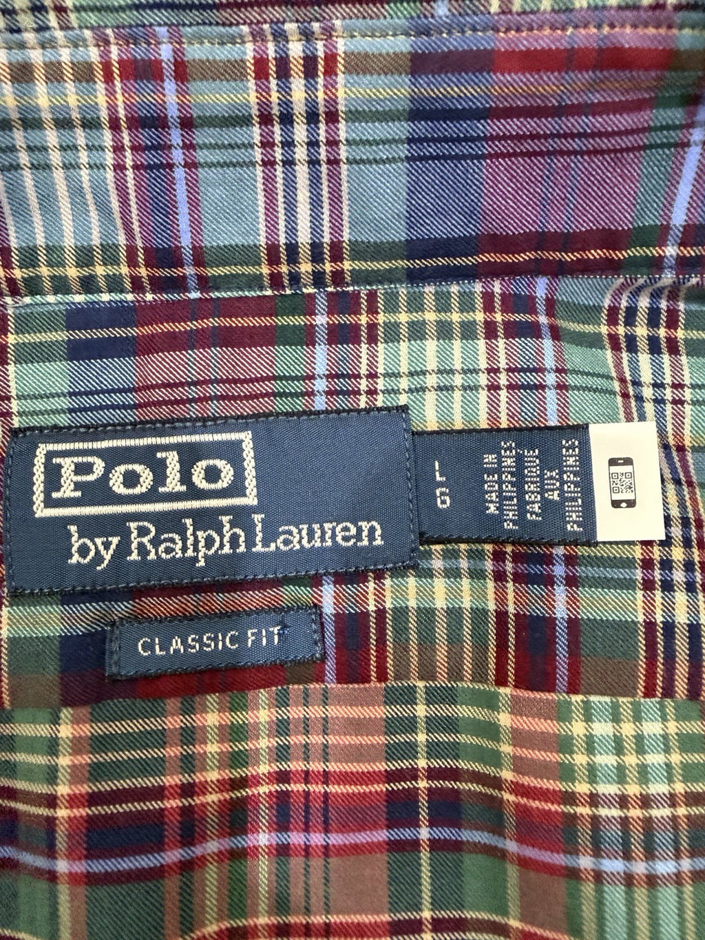 Polo Ralph Lauren Classic Fit Button Down Shirt for Men's, Size L10