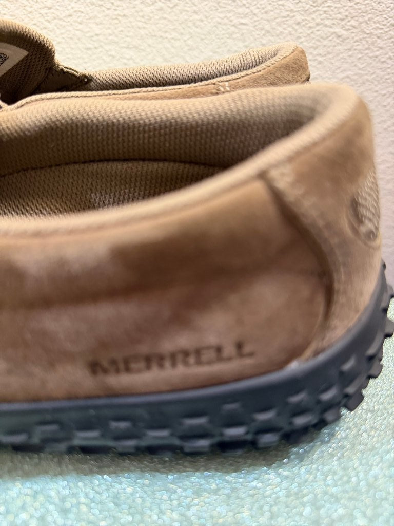 Merrell Brown Suede Slip-On Shoes1