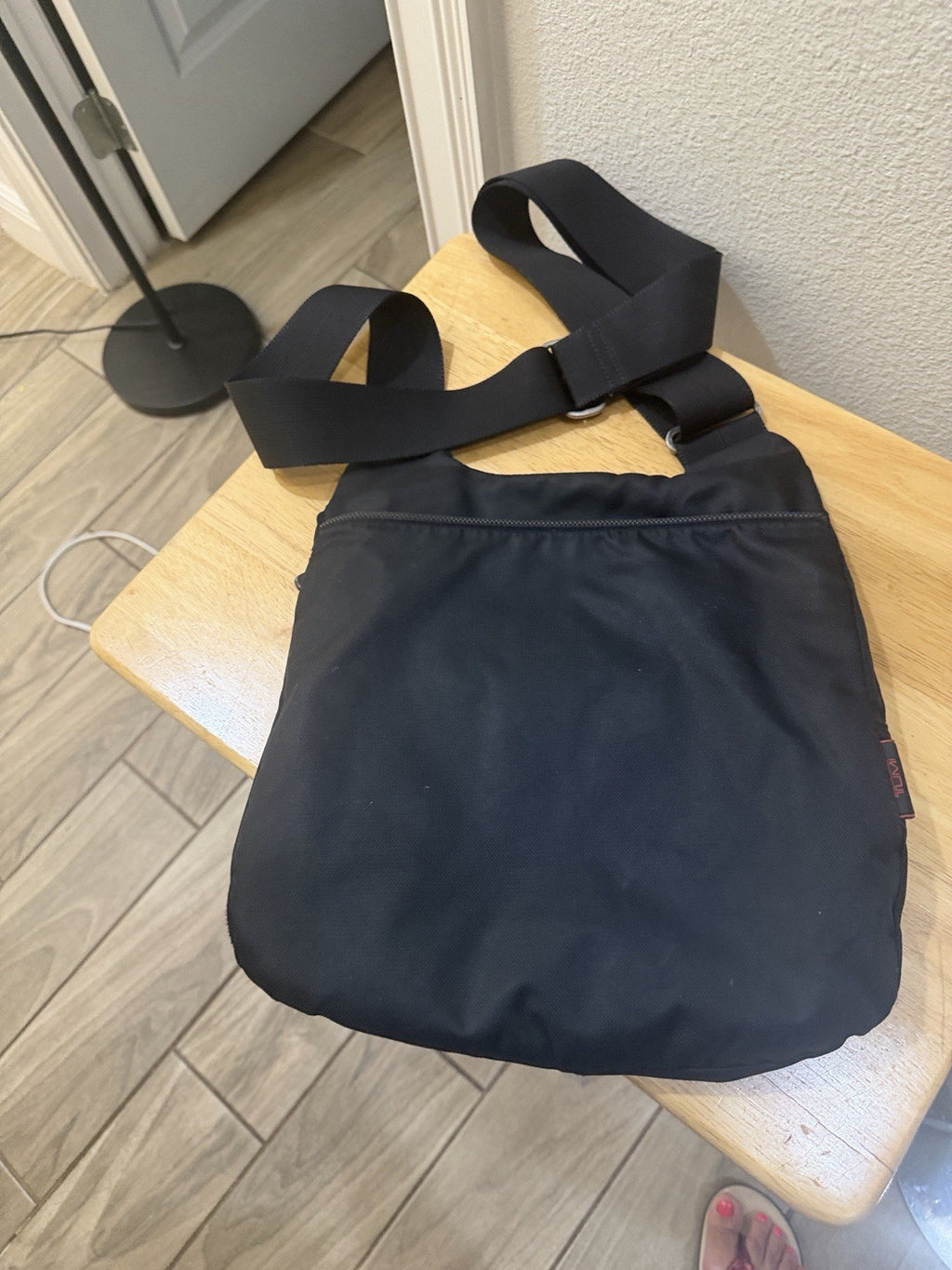 Tech Black Laptop Bag with A Dedicated Front Pocket for Quick-access Items.5