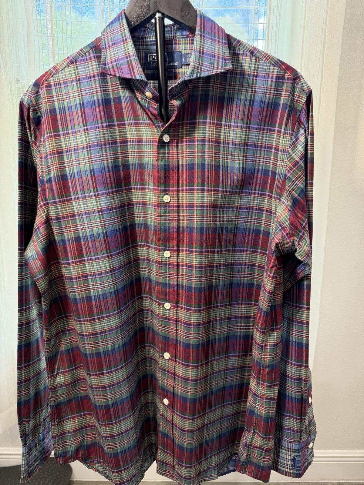 Polo Ralph Lauren Classic Fit Button Down Shirt for Men's, Size L1