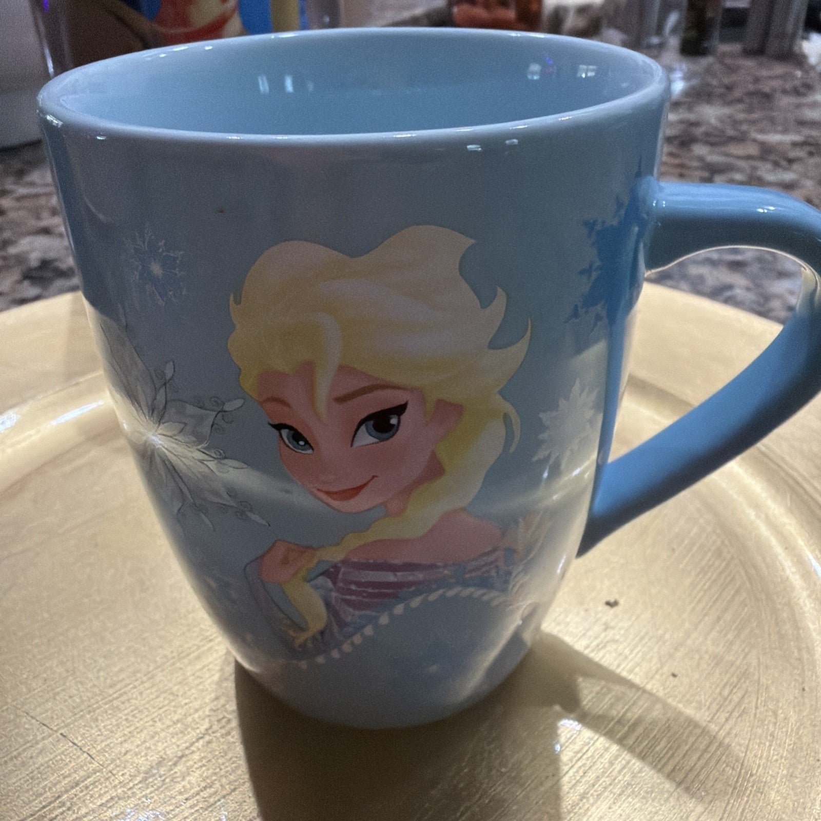 Disney Frozen Elsa and Anna Genuine Original Authentic Disney Store Ceramic Mug0