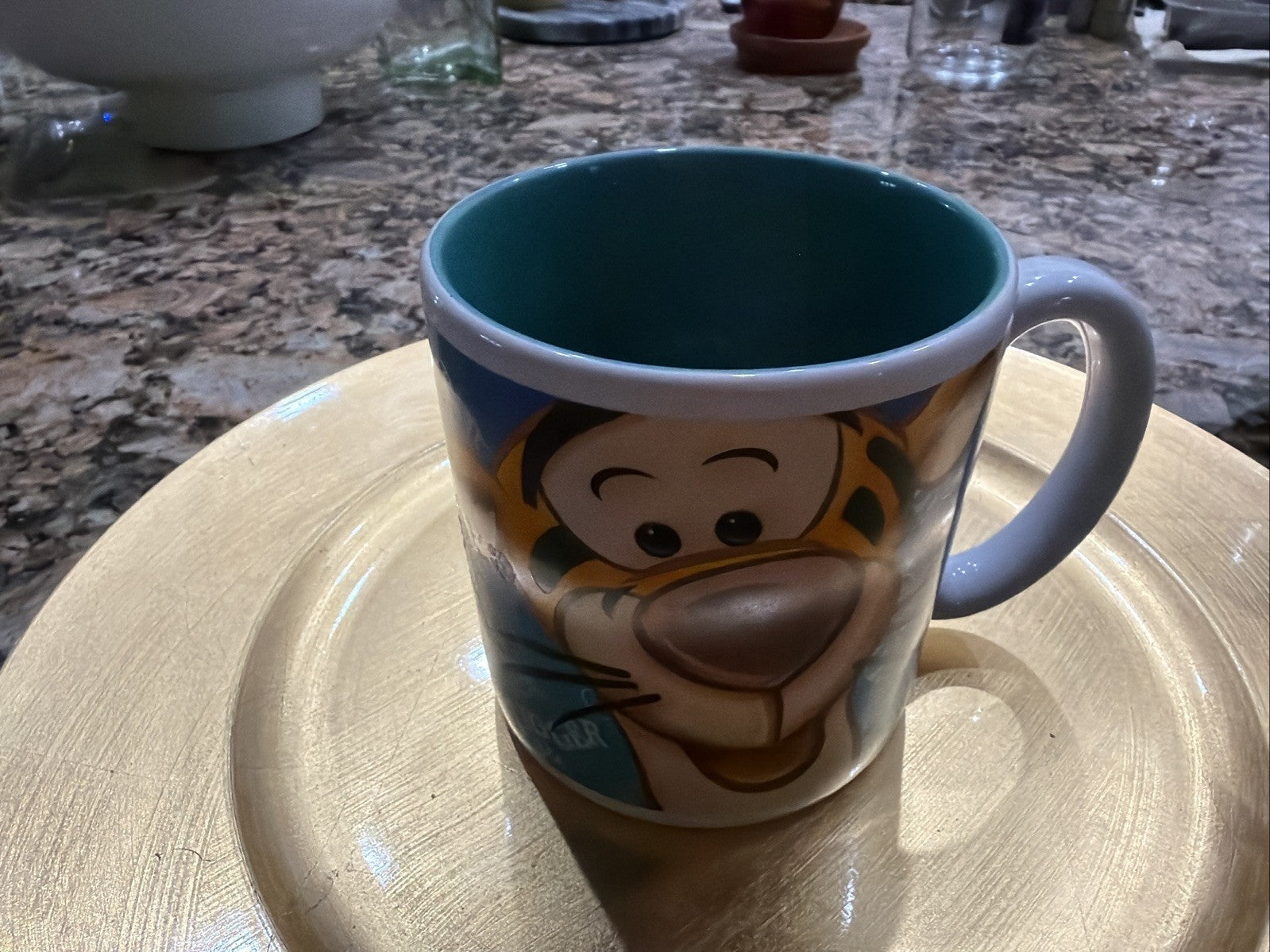 This Image Features A Collectible Disney Tigger Ceramic Coffee Mug.0