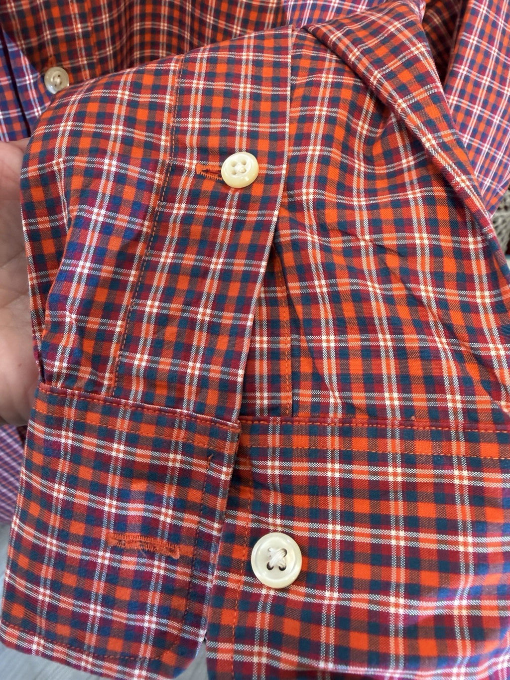 Polo Ralph Lauren Mens Red Plaid Button Down Shirt Classic Fit Long Sleeve.2