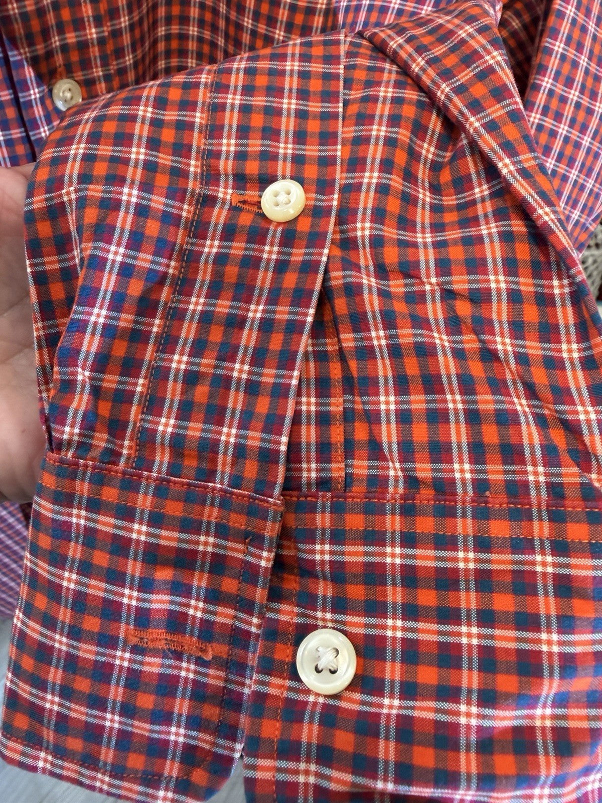 Polo Ralph Lauren Mens Red Plaid Button Down Shirt Classic Fit Long Sleeve.2