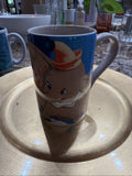 NEW VINTAGE DISNEY STORE DUMBO AND TIMOTHY CERAMIC 5" MUG CUP0
