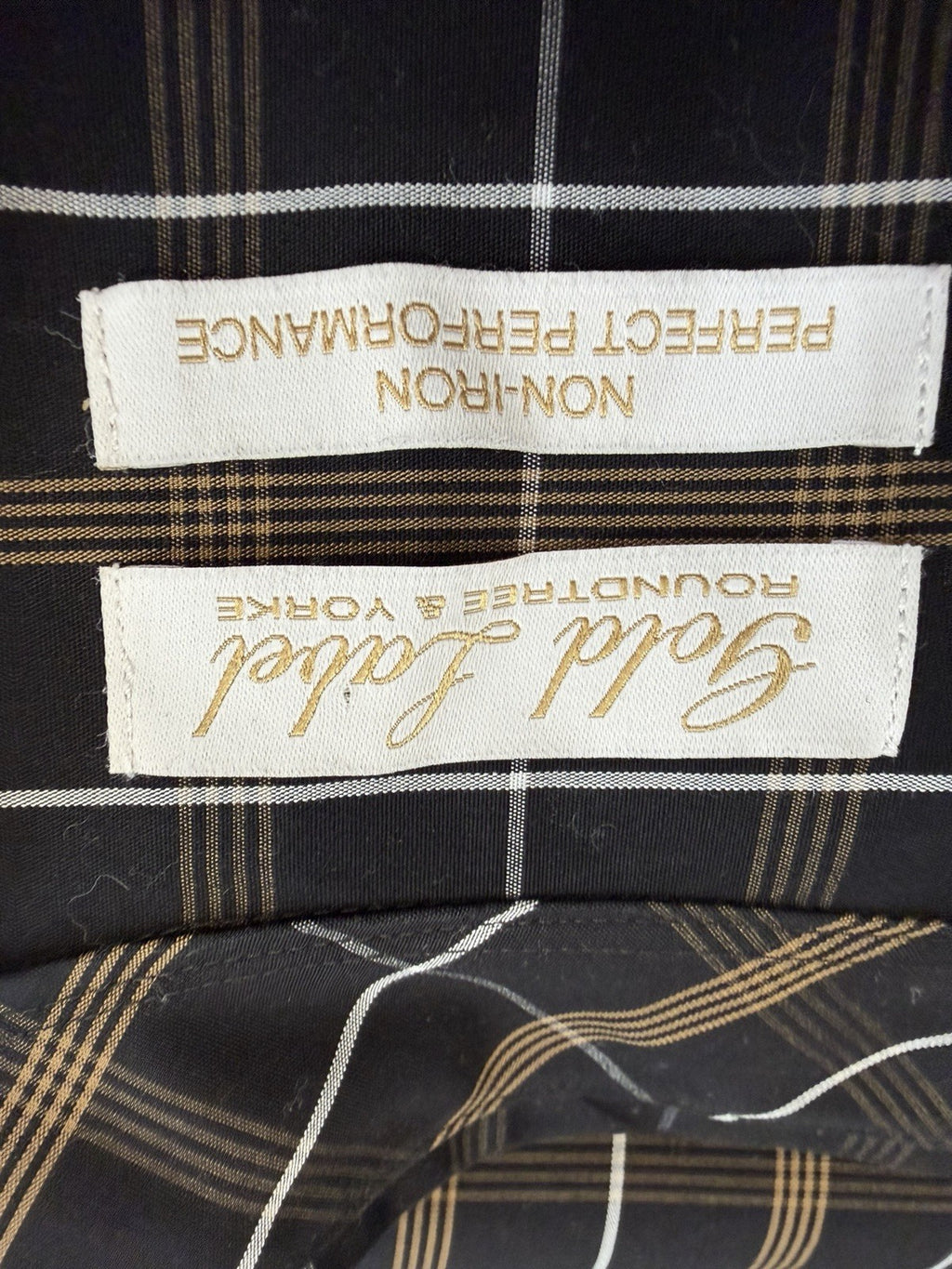 Mens Plaid Button Down Shirt Non Iron Dress Shirt Classic Long Sleeve Casual L2