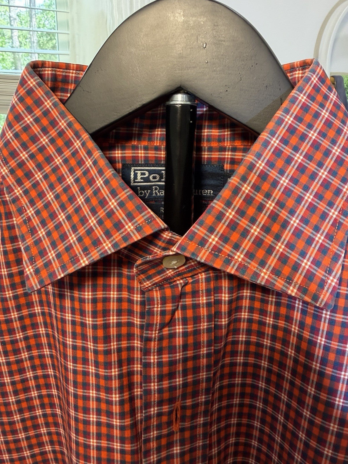 Polo Ralph Lauren Mens Red Plaid Button Down Shirt Classic Fit Long Sleeve.1